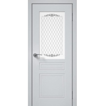 Дверь межкомнатная Эмаль ПО-1 Грей